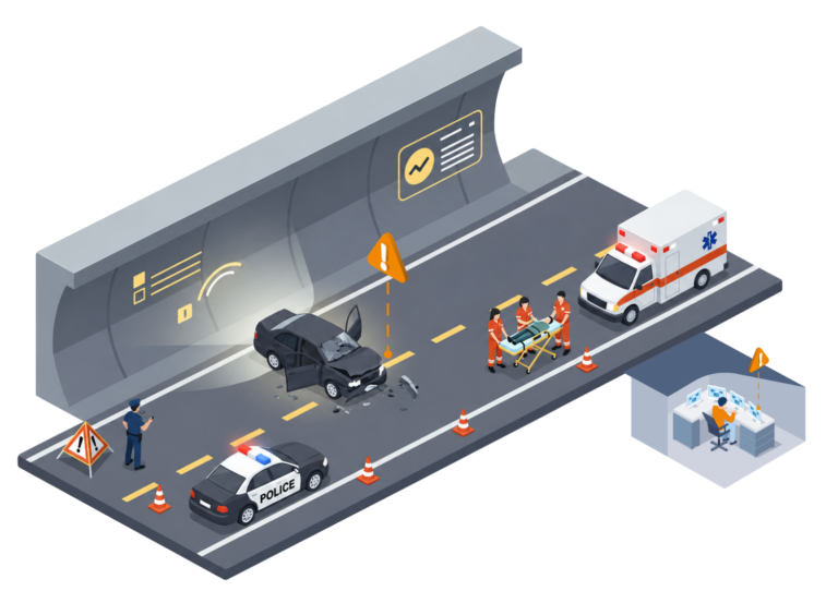 Intellisection AIDE automated incident detection diagram